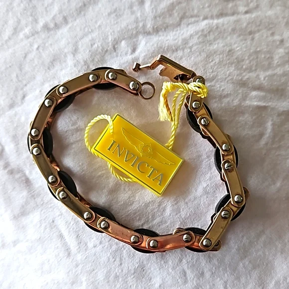 Invicta Bicycle Chain Bracelet